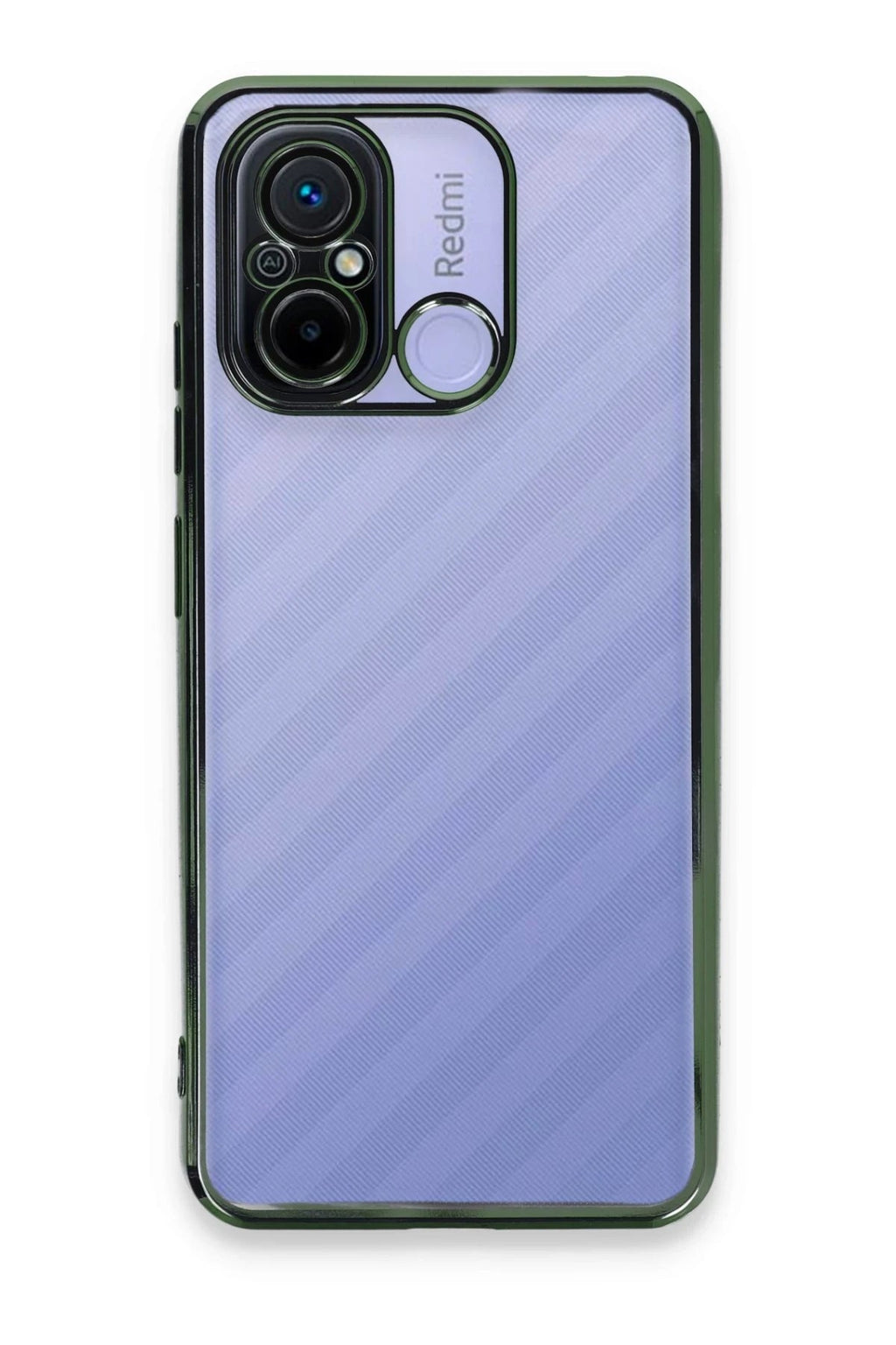 Mey İthalat® Redmi 12C Kılıf Lensli Silikon - Yeşil