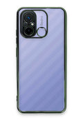 Mey İthalat® Redmi 12C Kılıf Lensli Silikon - Yeşil
