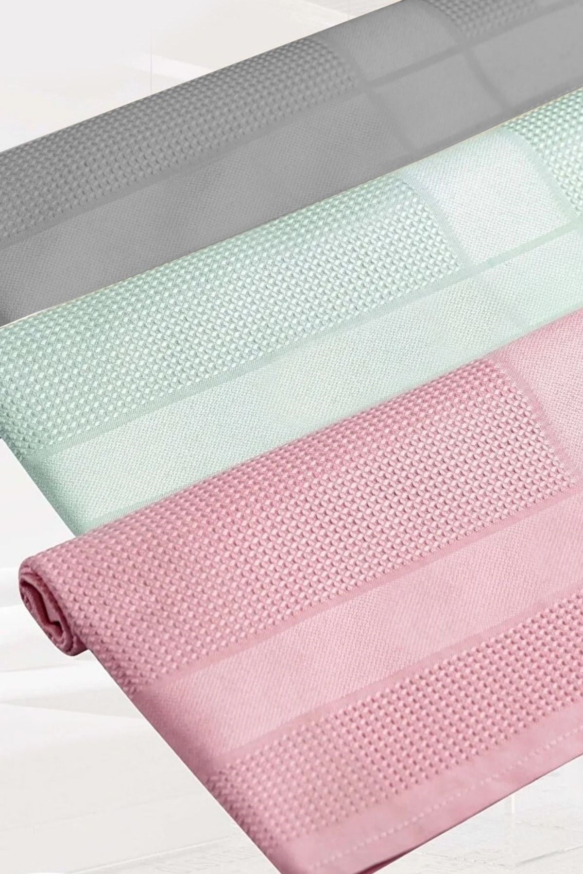 İz Bırakmayan Mikrofiber Temizlik Bezi 3'lü Set Cam ve Ayna Silme Toz Alma Temizlik Bezi