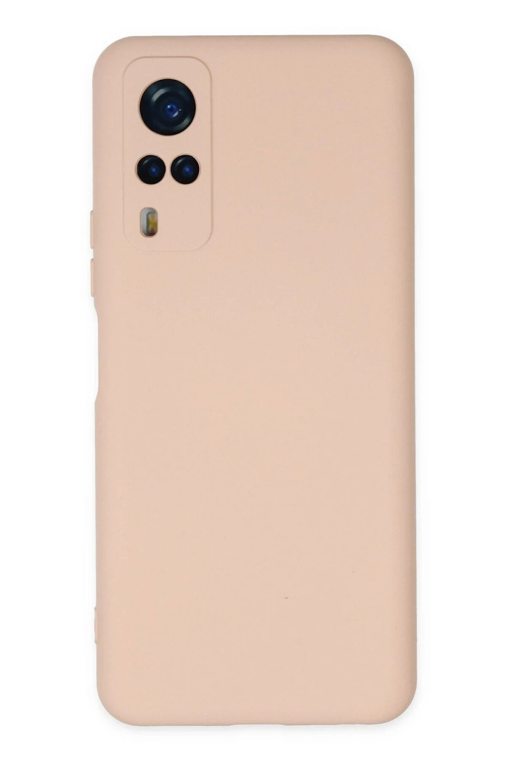 Mey İthalat® Vivo Y53S Kılıf Nano içi Kadife Silikon - Pudra