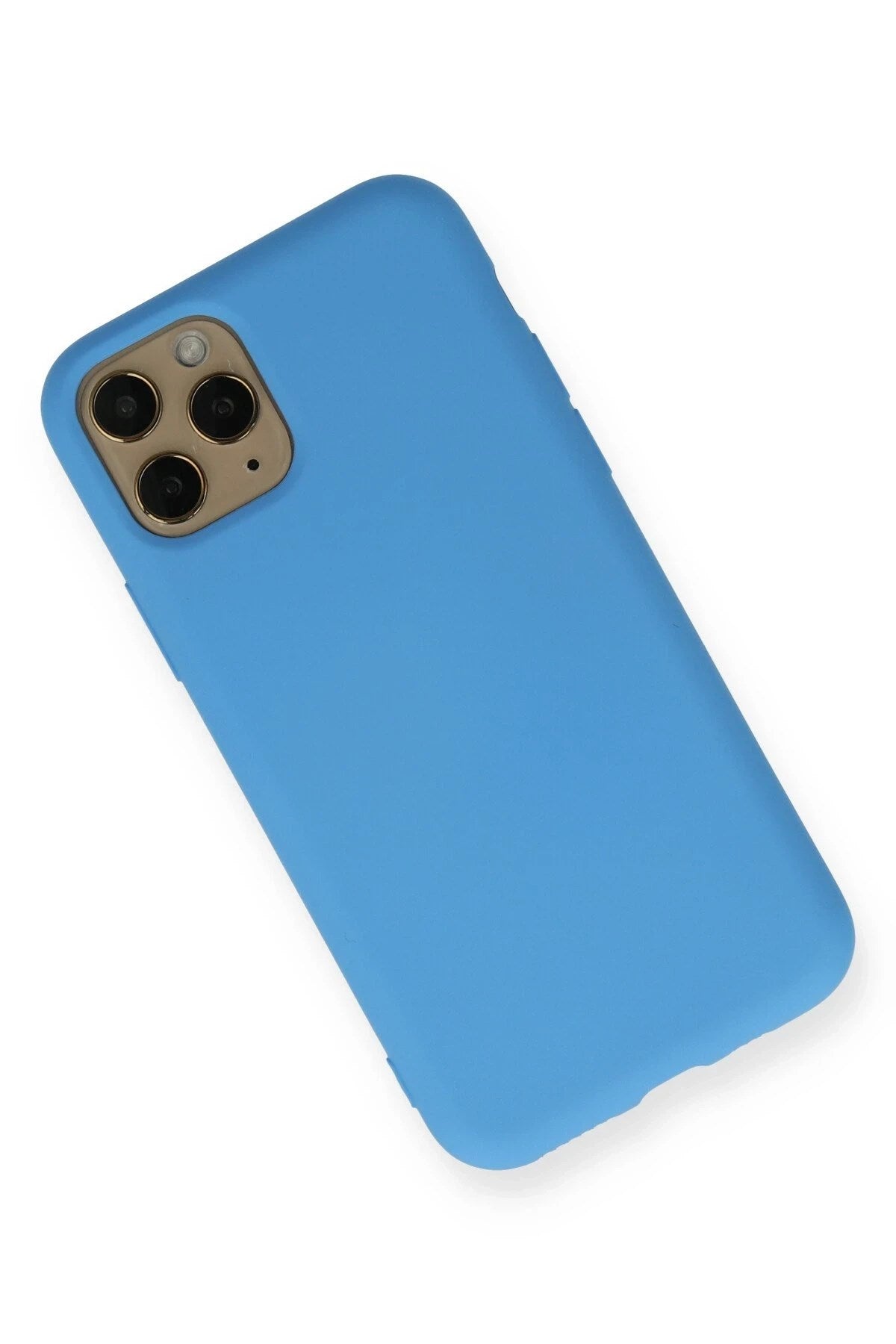 Mey İthalat® iPhone 11 Pro Kılıf Nano içi Kadife Silikon - Mavi