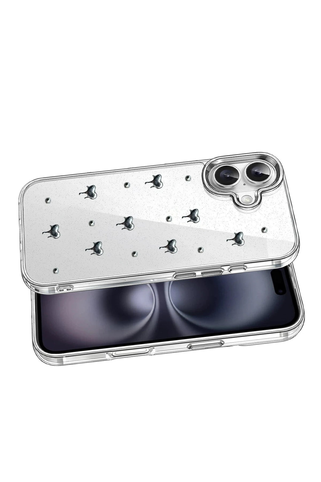Mey İthalat® iPhone 17 Fiyonk Desenli Kapak - Desen 1