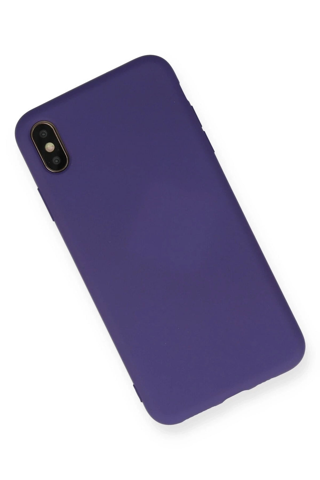 Mey İthalat® iPhone XS Max Kılıf Nano içi Kadife Silikon - Mor