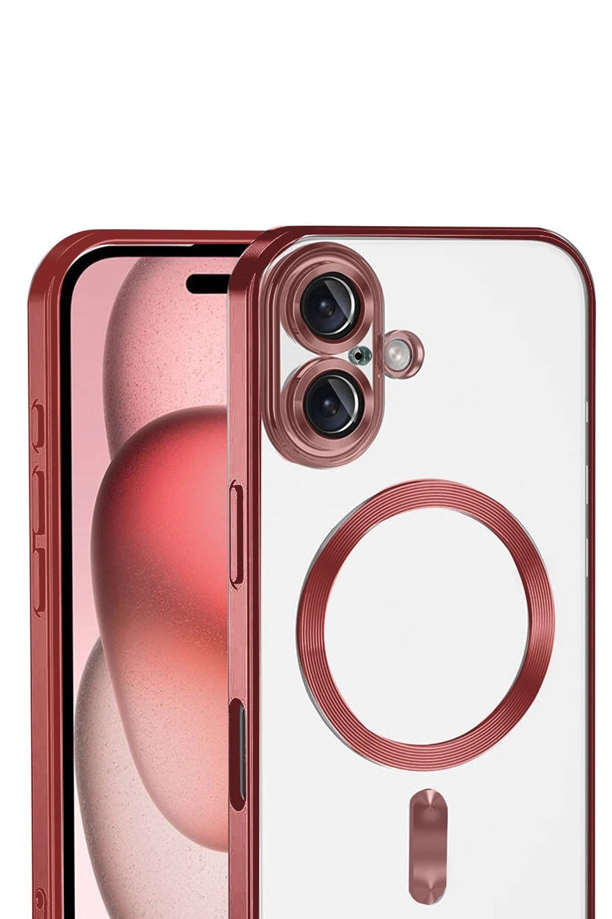 Mey İthalat® iPhone 17 Kross Magneticsafe Kapak - Kırmızı