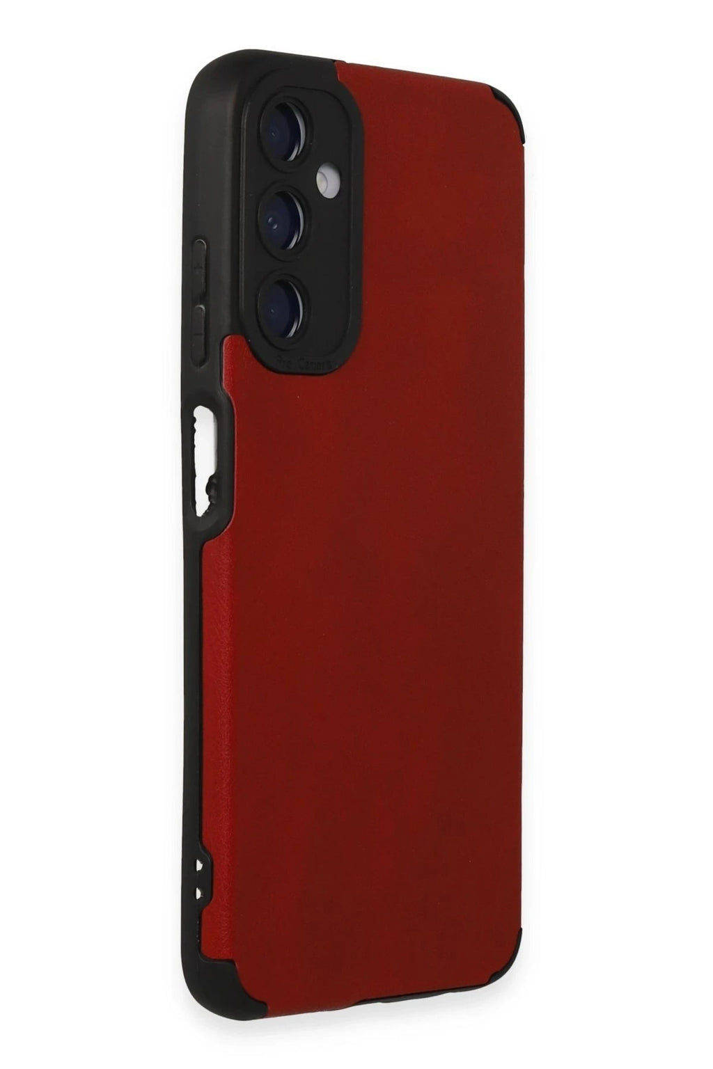 Mey İthalat® Samsung Galaxy A05S Kılıf Loop Deri Silikon - Kırmızı