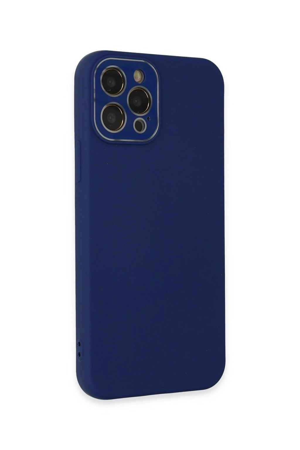 Mey İthalat® iPhone 12 Pro Max Kılıf Lansman Glass Kapak - Sky Blue