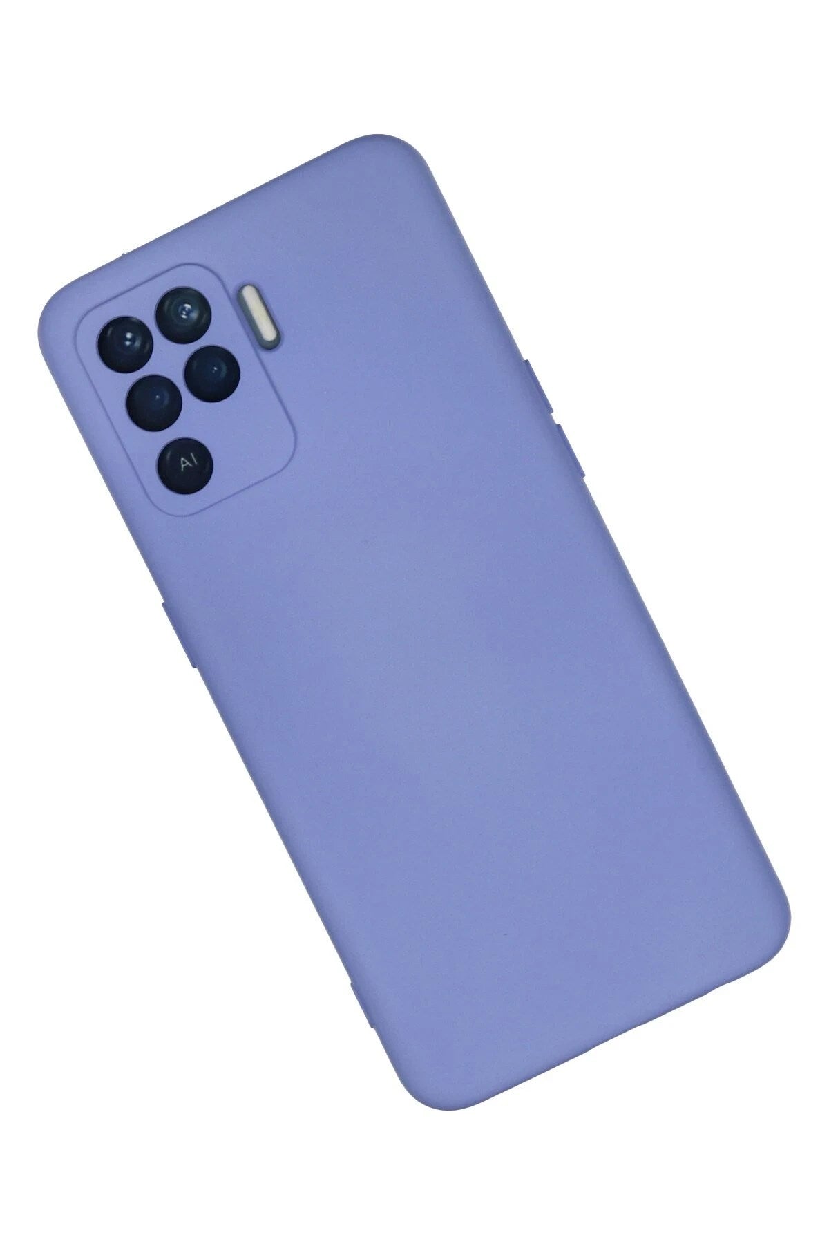 Mey İthalat® Reno 5 Lite Kılıf Nano içi Kadife Silikon - Lila
