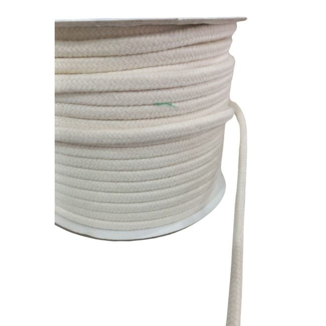 Bağcık İpi Pamuk 0,5 Cm Krem 5 Metre
