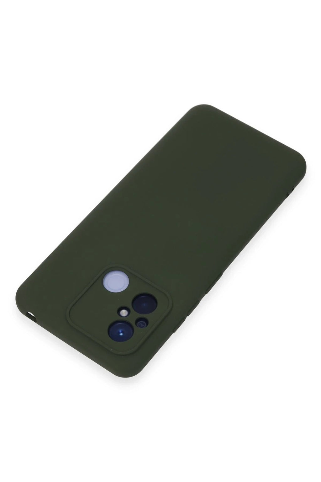 Mey İthalat® Redmi 12C Kılıf Nano içi Kadife Silikon - Koyu Yeşil