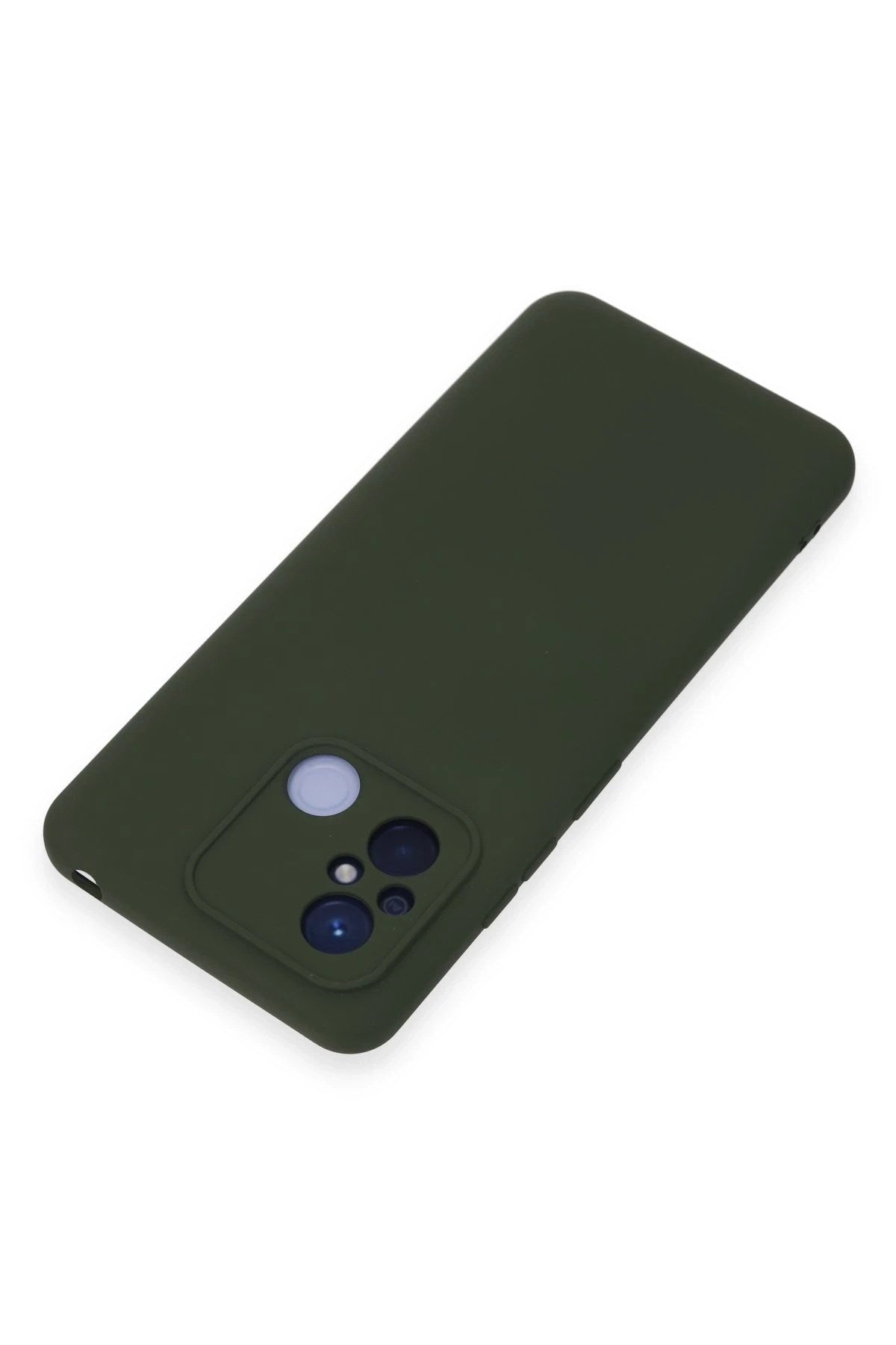 Mey İthalat® Redmi 12C Kılıf Nano içi Kadife Silikon - Koyu Yeşil