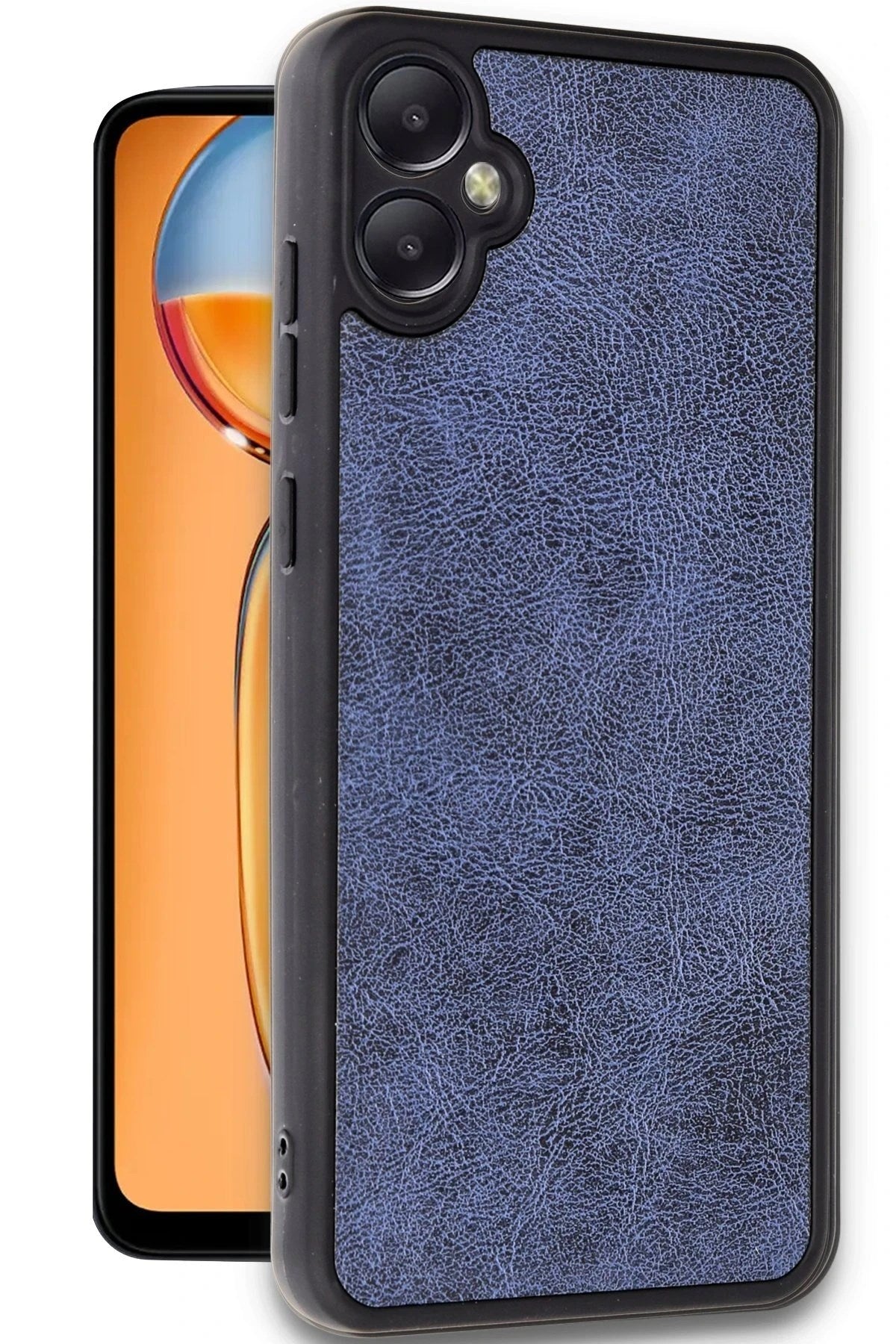 Mey İthalat® Samsung Galaxy A05 Kılıf Aras Deri Kapak - Lacivert