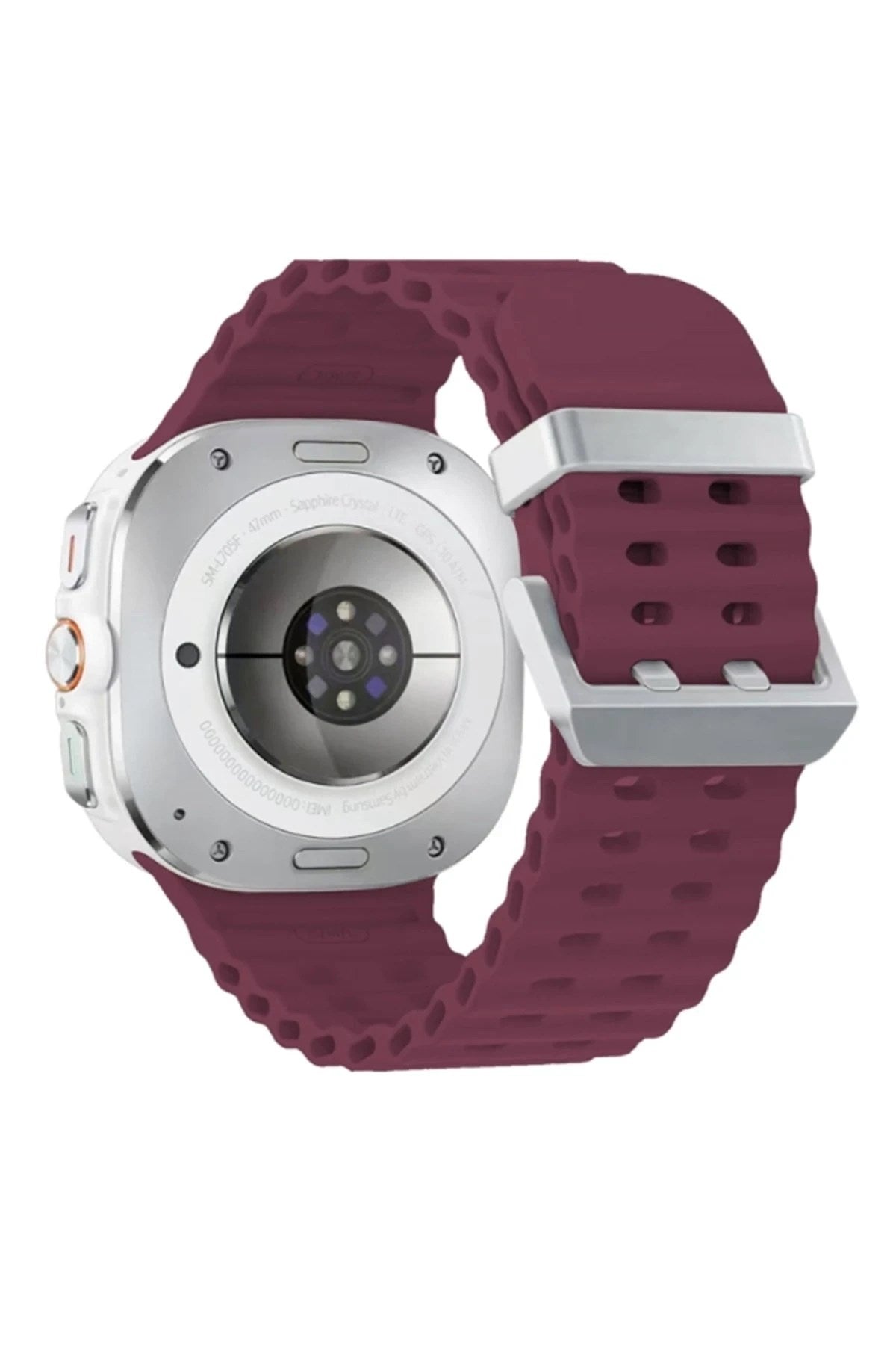 Mey İthalat® Watch 7 Ultra KR417 Rug Silikon Kordon - Mor