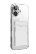 Mey İthalat® iPhone 17 Kart Şeffaf Silikon - Şeffaf