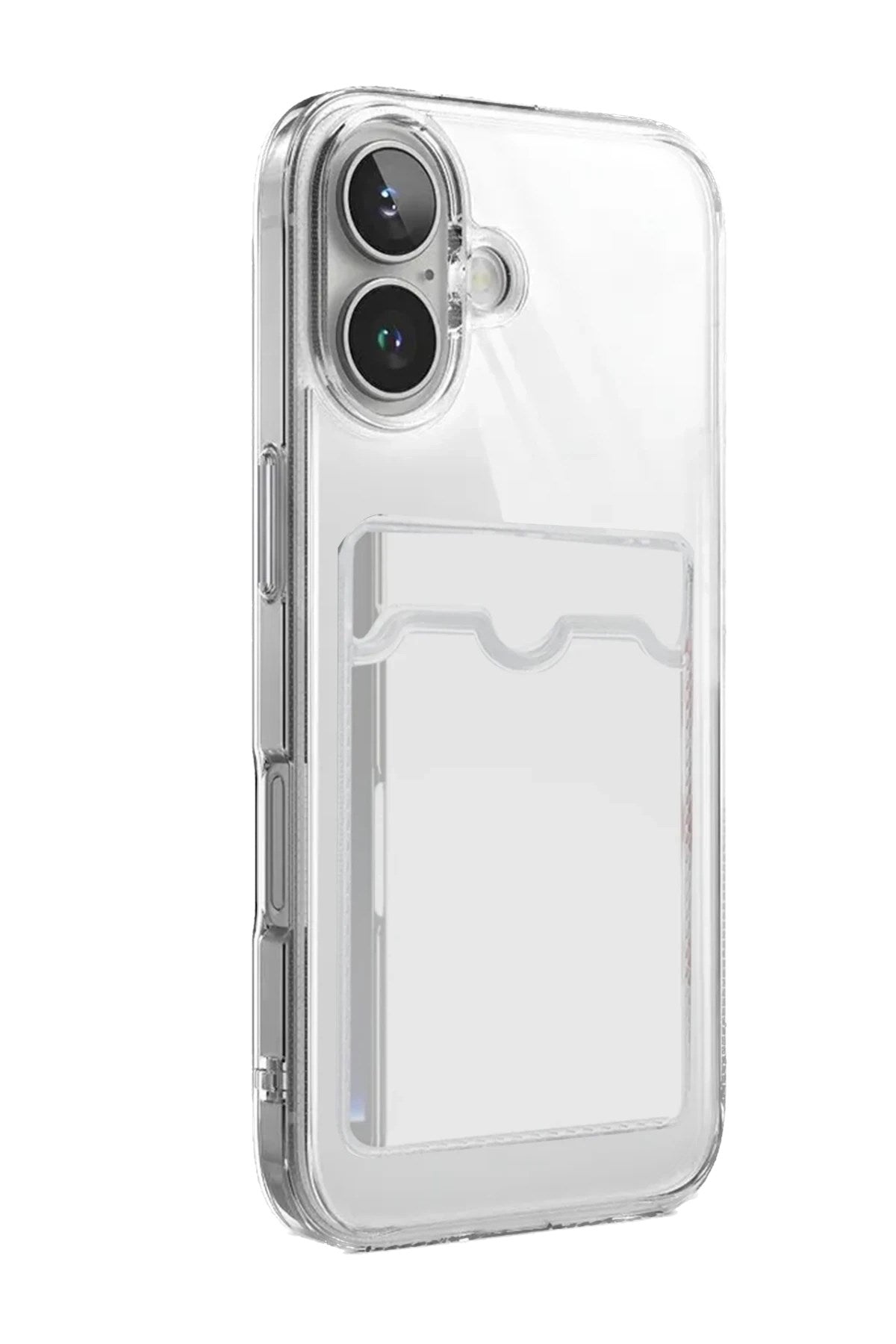 Mey İthalat® iPhone 17 Kart Şeffaf Silikon - Şeffaf