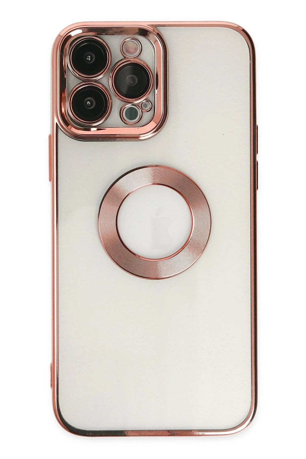 Mey İthalat® iPhone 14 Pro Max Kılıf Slot Silikon - Rose Gold