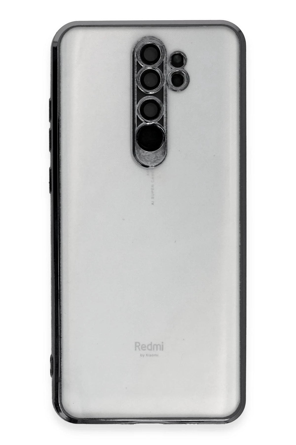 Mey İthalat® Redmi Note 8 Pro Kılıf Lensli Silikon - Siyah