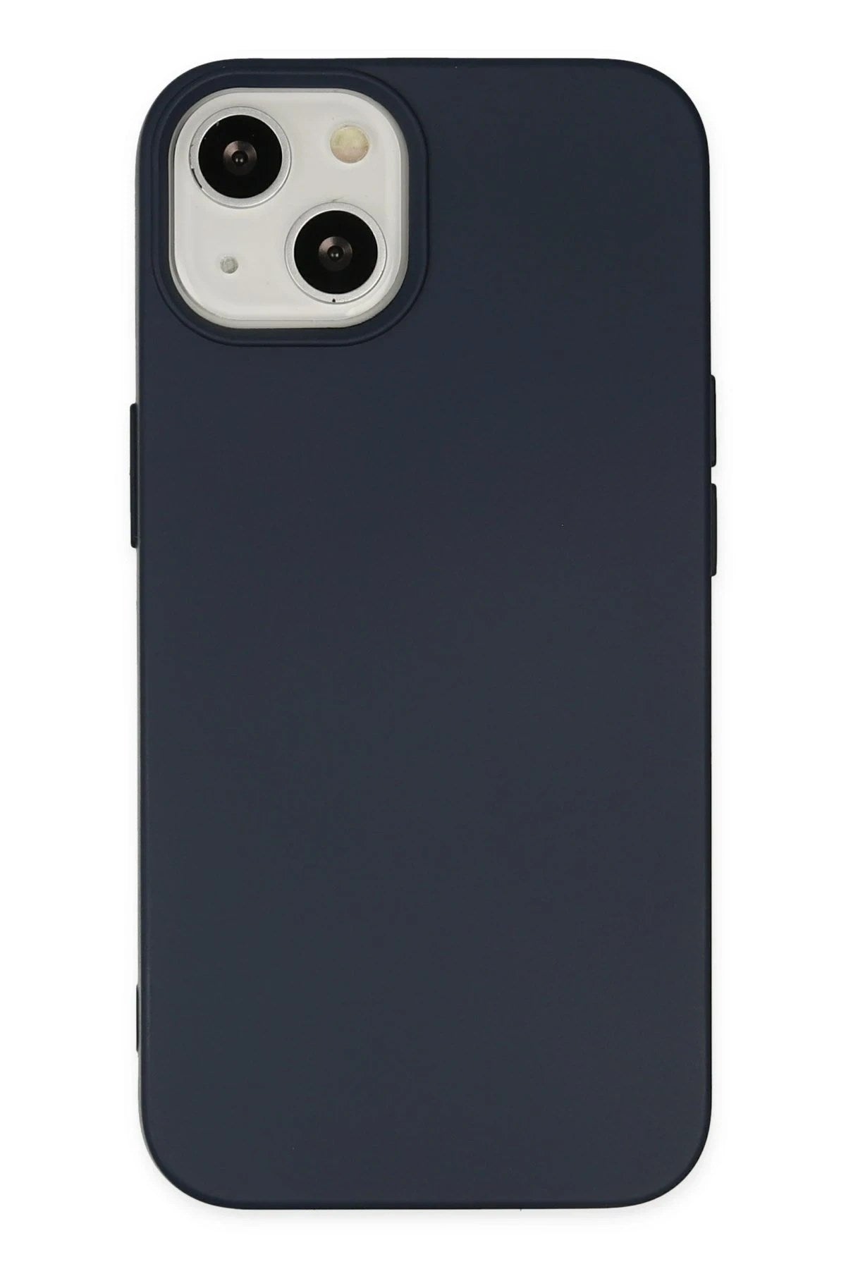 Mey İthalat® iPhone 14 Plus Kılıf Nano içi Kadife Silikon - Lacivert