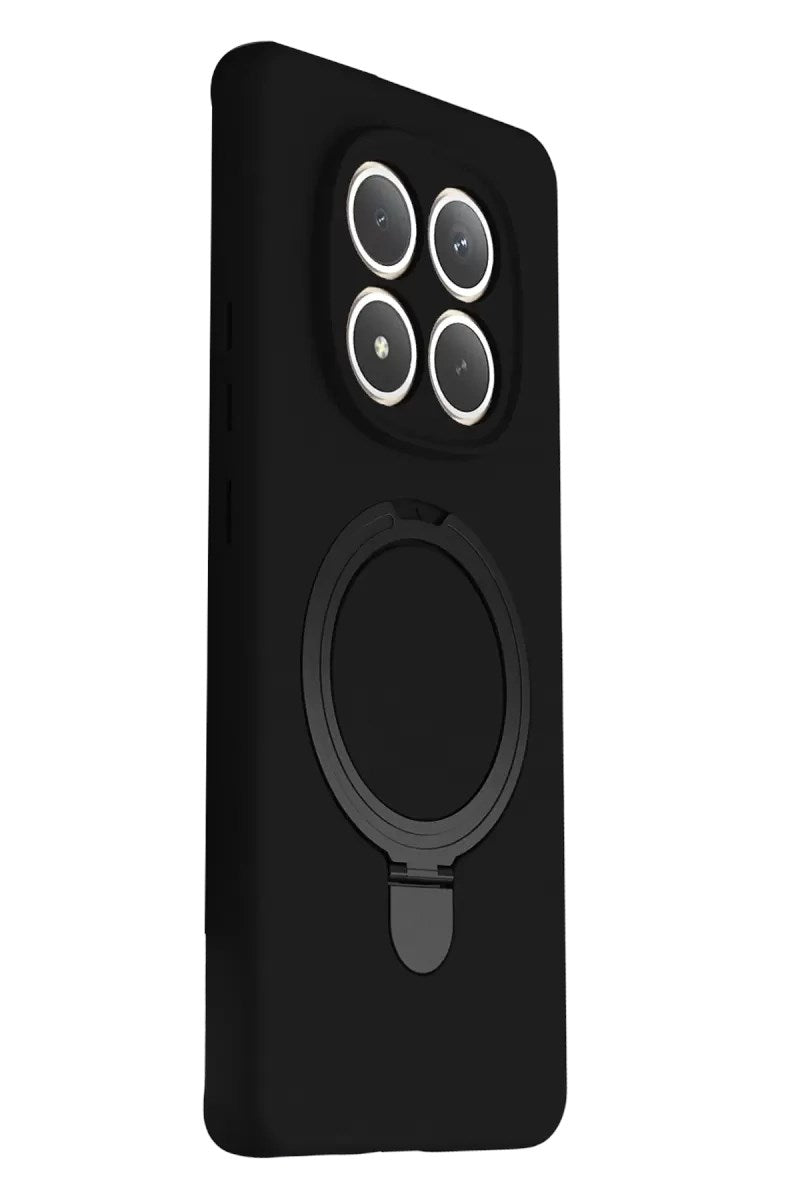 Mey İthalat® Redmi Note 15 4G Regal Magsafe Standlı Kapak - Siyah