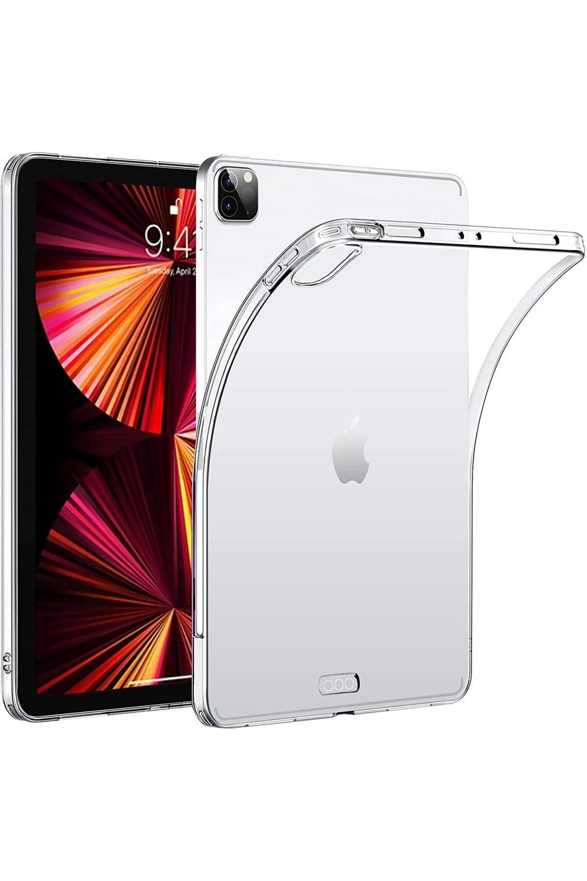 Mey İthalat® iPad Pro 11 (2020) Kılıf Tablet Şeffaf Silikon