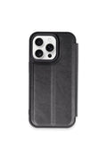 Mey İthalat® iPhone 15 Pro Max Kılıf Flip Cover - Siyah