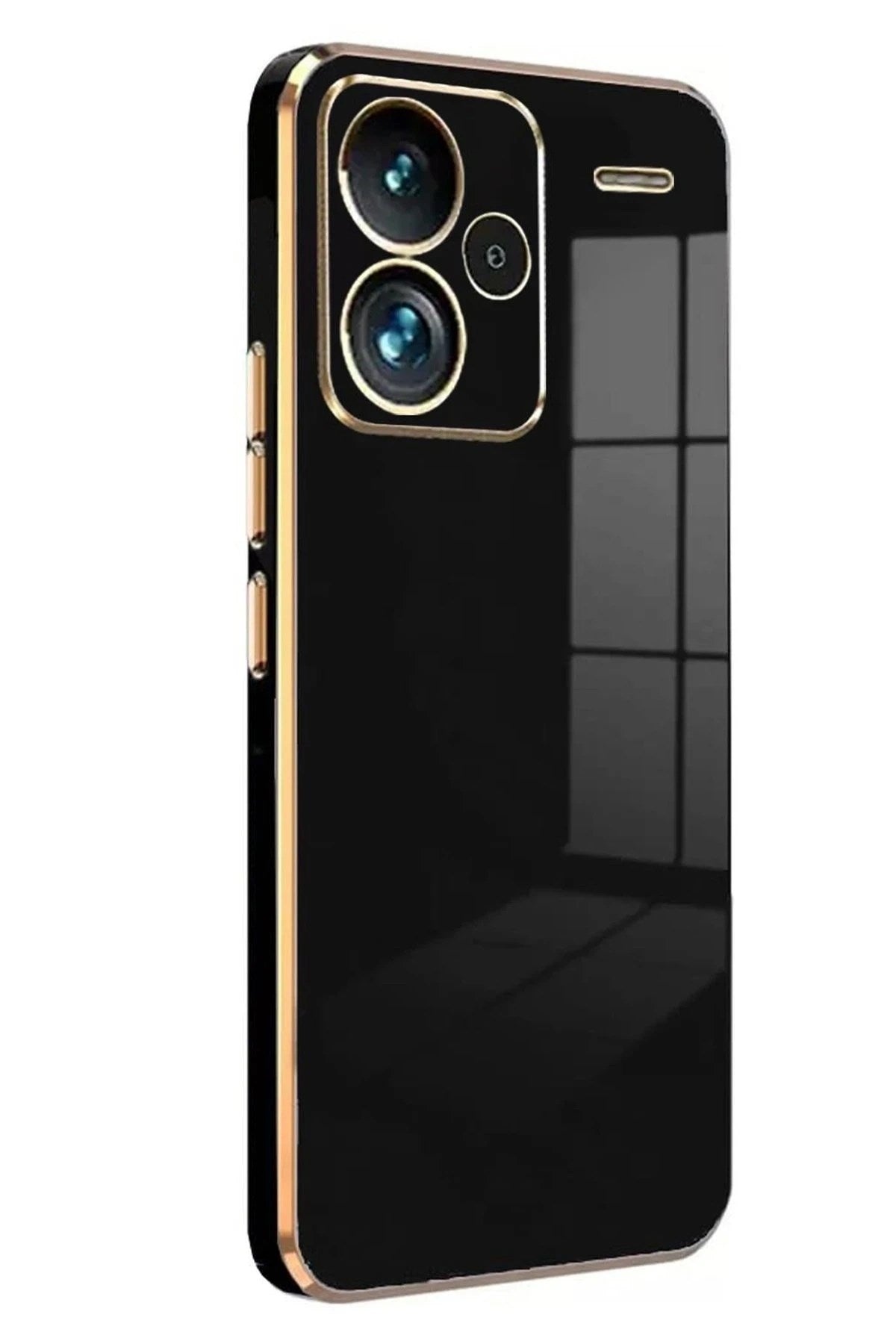 Mey İthalat® Redmi Note 13 Pro Plus Kılıf Volet Silikon - Siyah