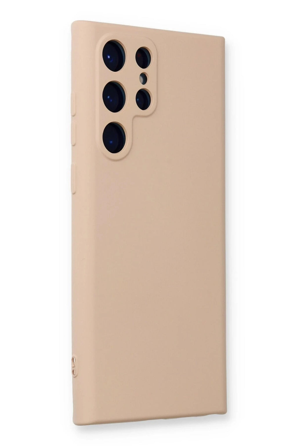 Mey İthalat® Samsung Galaxy S23 Ultra Kılıf Nano içi Kadife Silikon - Pudra