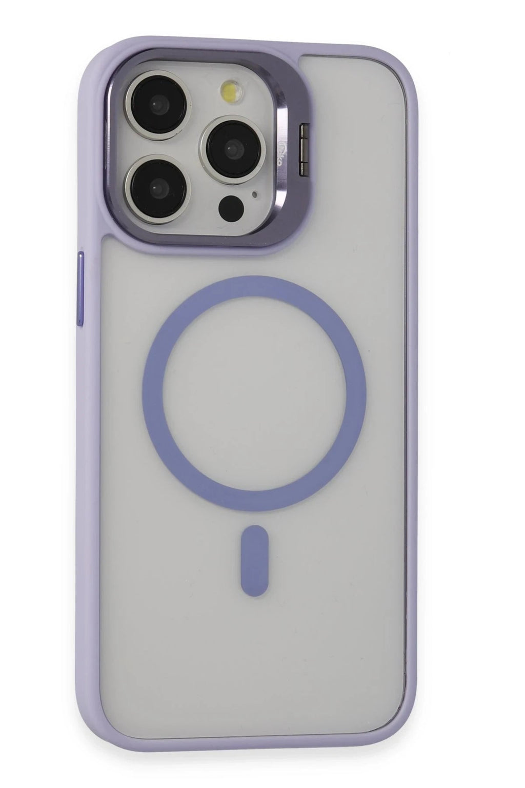Mey İthalat® iPhone 15 Pro Max Kılıf Roblox Lens Magsafe Standlı Kapak - Lila