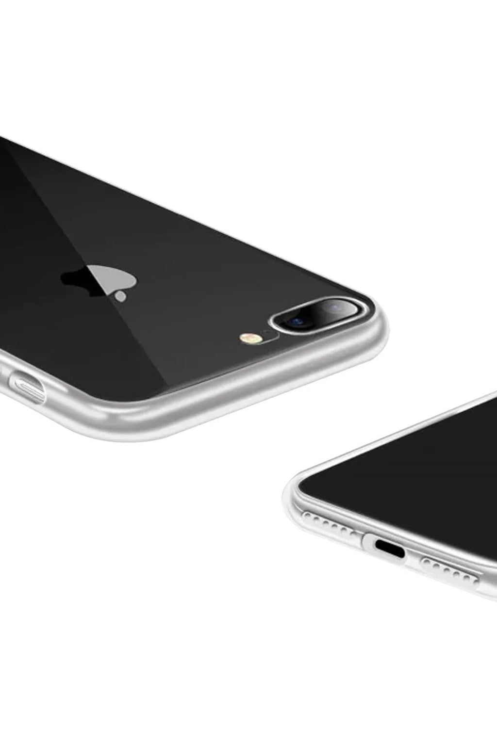 Mey İthalat® iPhone 8 Plus Kılıf Lüx Şeffaf Silikon