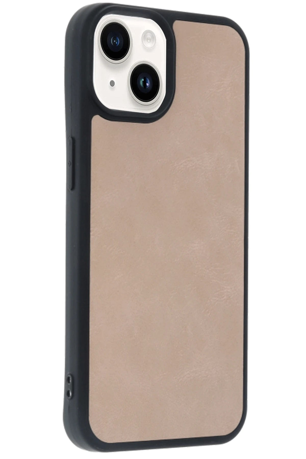 Mey İthalat® iPhone 14 Kılıf Aras Deri Kapak - Pudra