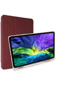 Mey İthalat® iPad 10.2 (8.nesil) Kılıf Kalemlikli Mars Tablet Kılıfı - Mürdüm