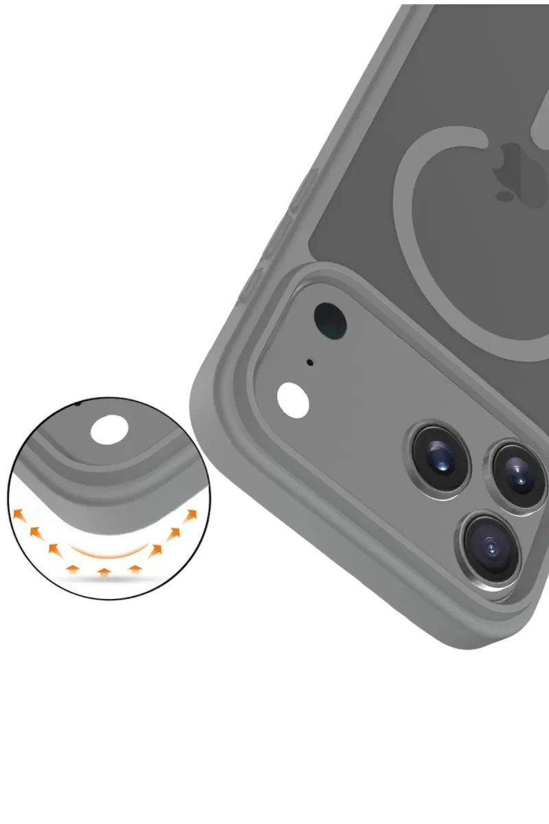 Mey İthalat® iPhone 17 Pro Jota Magsafe Kapak - Titan Gri