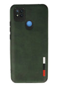 Mey İthalat® Redmi 9C Kılıf Loop Deri Silikon - Yeşil