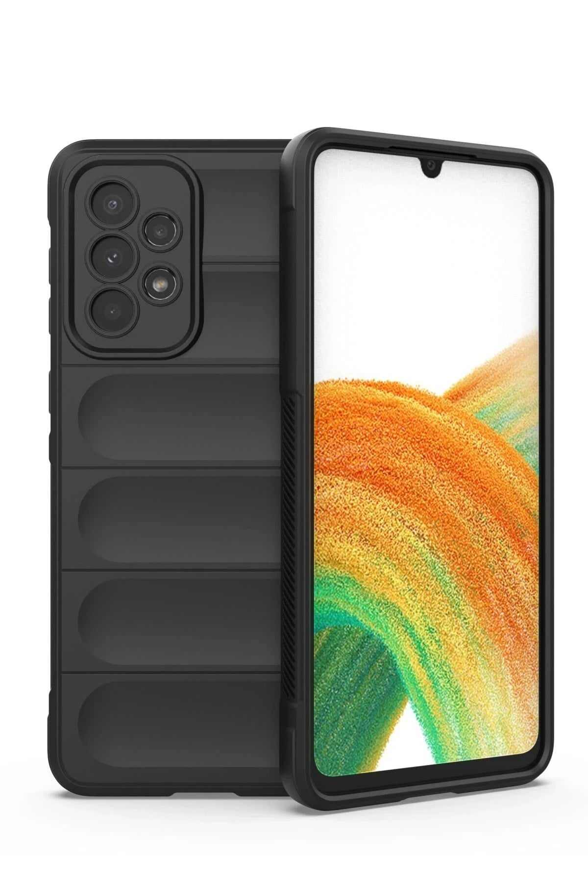 Mey İthalat® Samsung Galaxy A33 5G Kılıf Optimum Silikon - Siyah