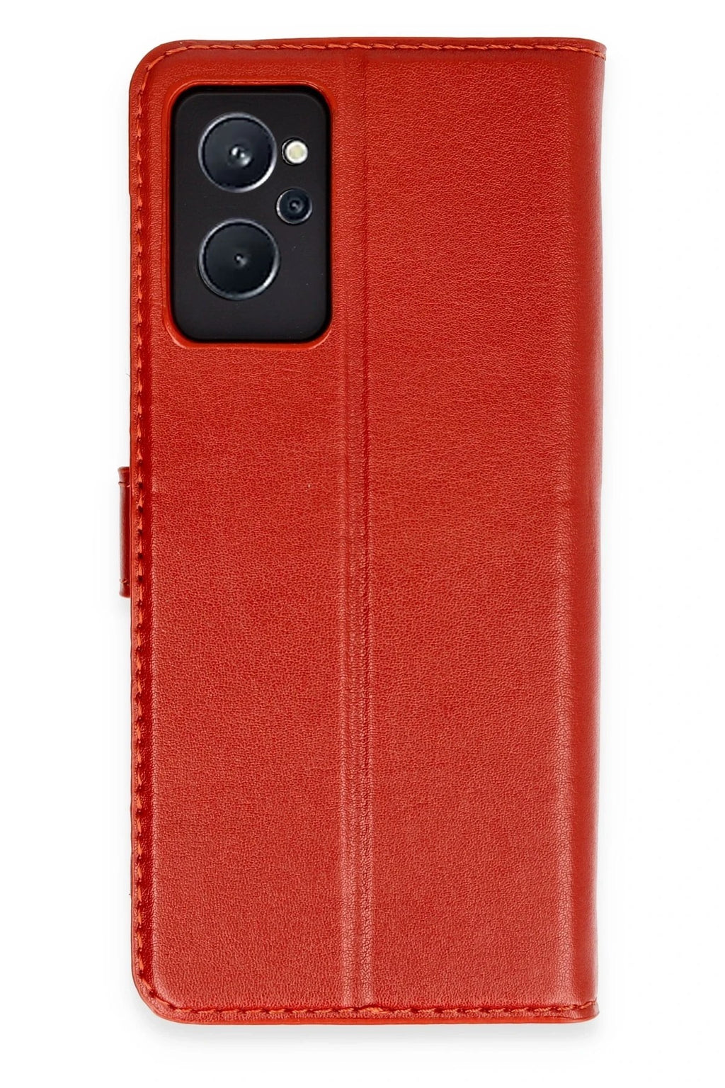 Mey İthalat® Realme 9i 4G Trend S Plus Kapaklı Kılıf - Kırmızı