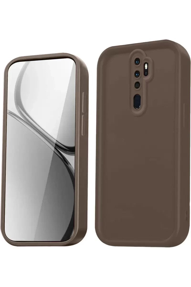 Mey İthalat® Redmi Note 8 Pro Kılıf Viera Silikon - Kahverengi