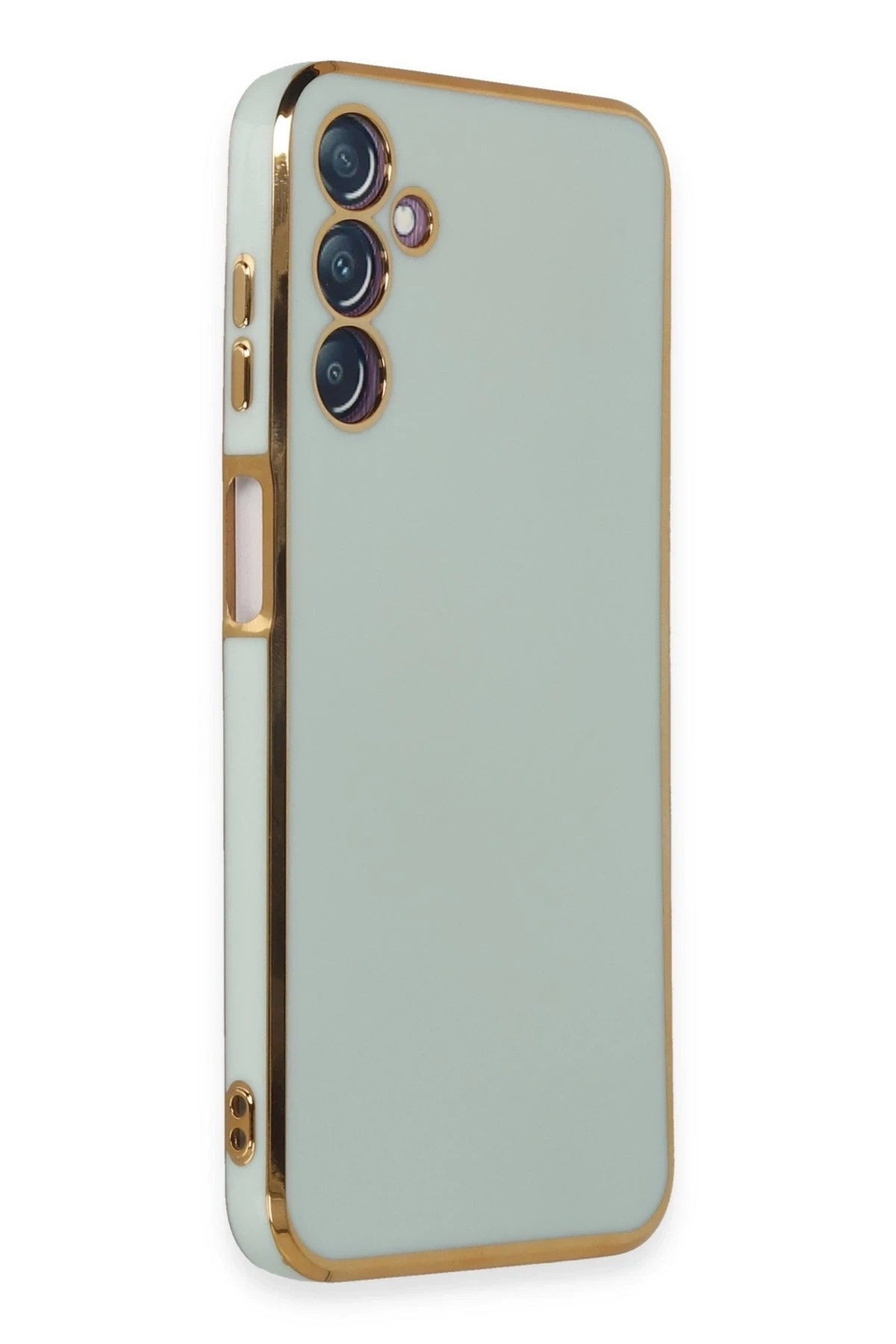 Mey İthalat® Samsung Galaxy M14 5G Kılıf Volet Silikon - Açık Yeşil