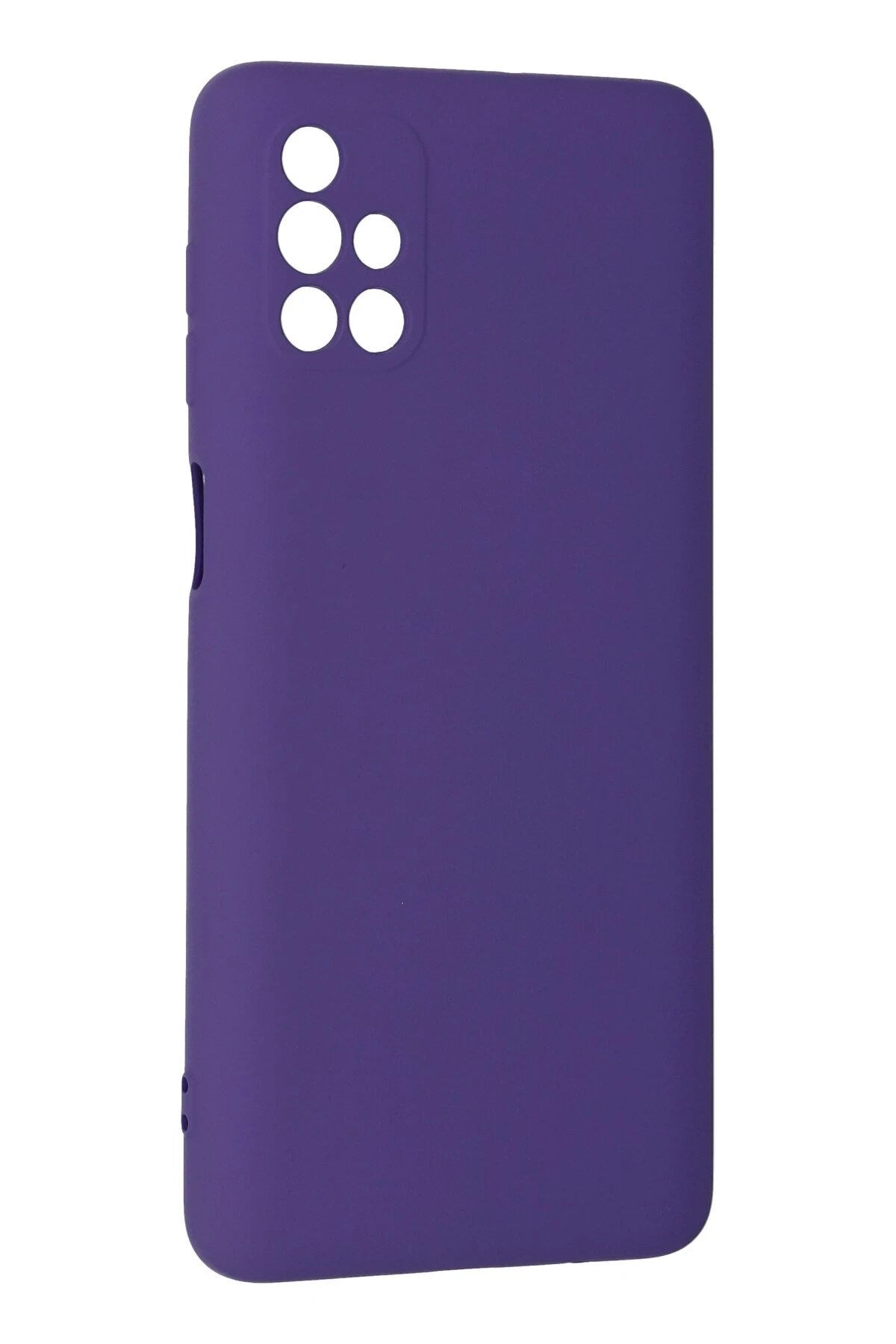 Mey İthalat® Samsung Galaxy M51 Kılıf Nano içi Kadife Silikon - Mor