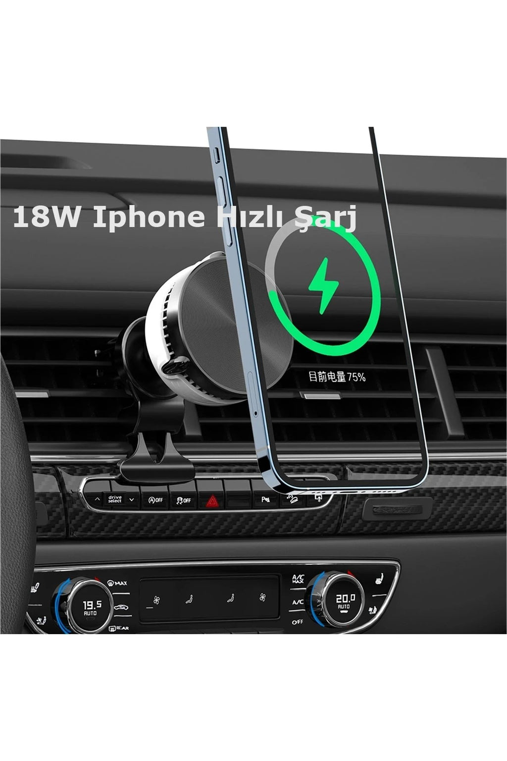 Mey İthalat® Memo GW03 Magsafe Araç Tutucu