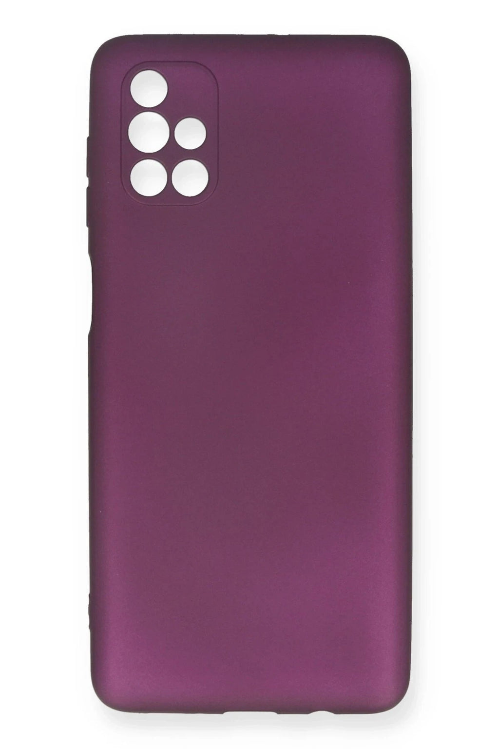 Mey İthalat® Samsung Galaxy M51 Kılıf First Silikon - Mürdüm