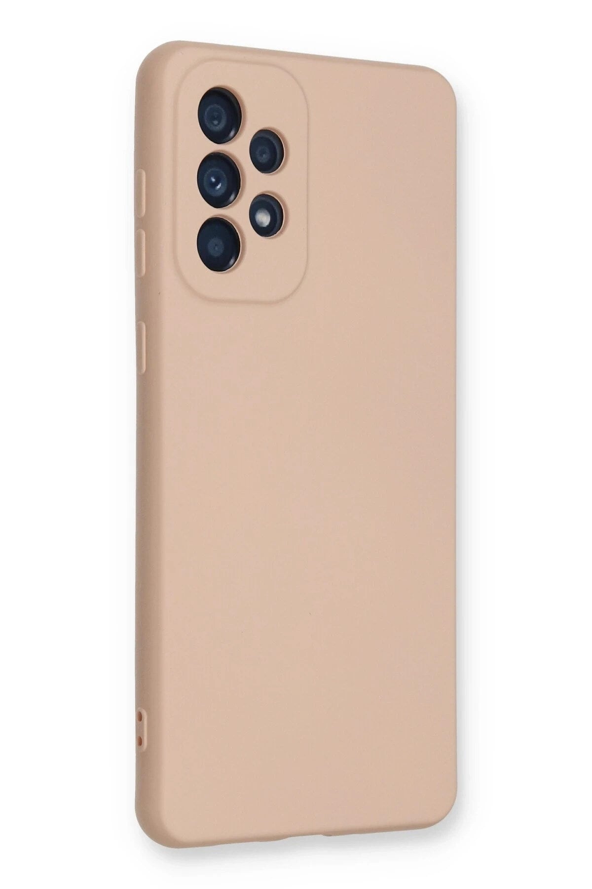 Mey İthalat® Samsung Galaxy A73 5G Kılıf Nano içi Kadife Silikon - Pudra