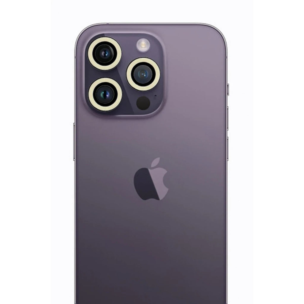 Mey İthalat® iPhone 12 Pro Max Neon Fosforlu Kamera Lens - Beyaz