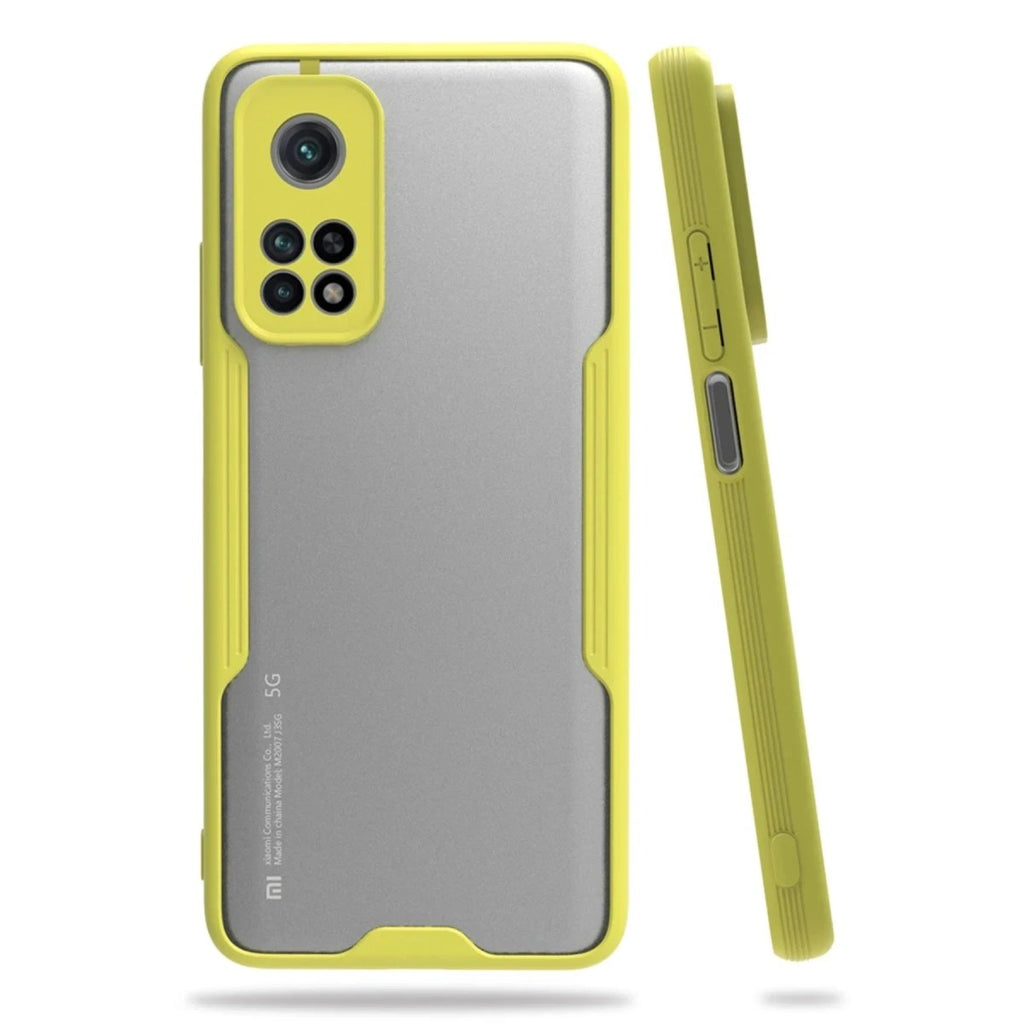 Mey İthalat® Mi 10T Pro Kılıf Platin Silikon - Sarı
