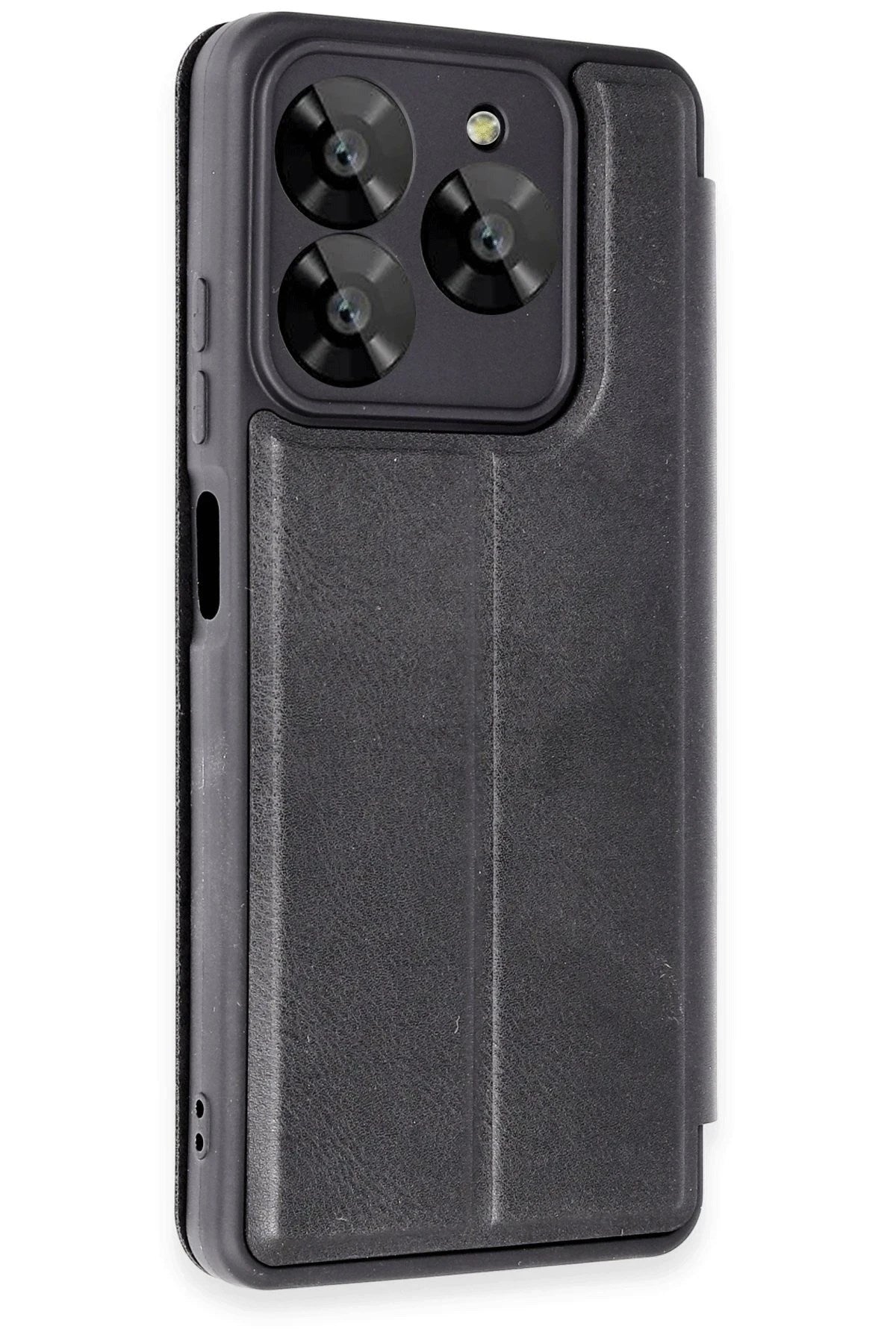 Mey İthalat® General Mobile Era 30 Kılıf Flip Cover - Siyah