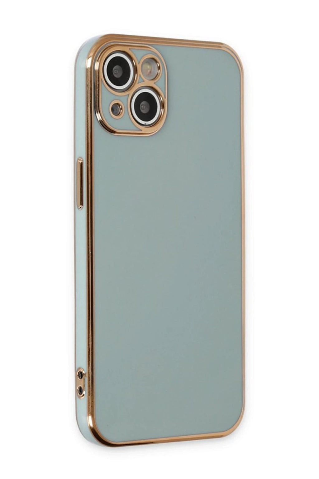 Mey İthalat® iPhone 15 Kılıf Volet Silikon - Açık Yeşil