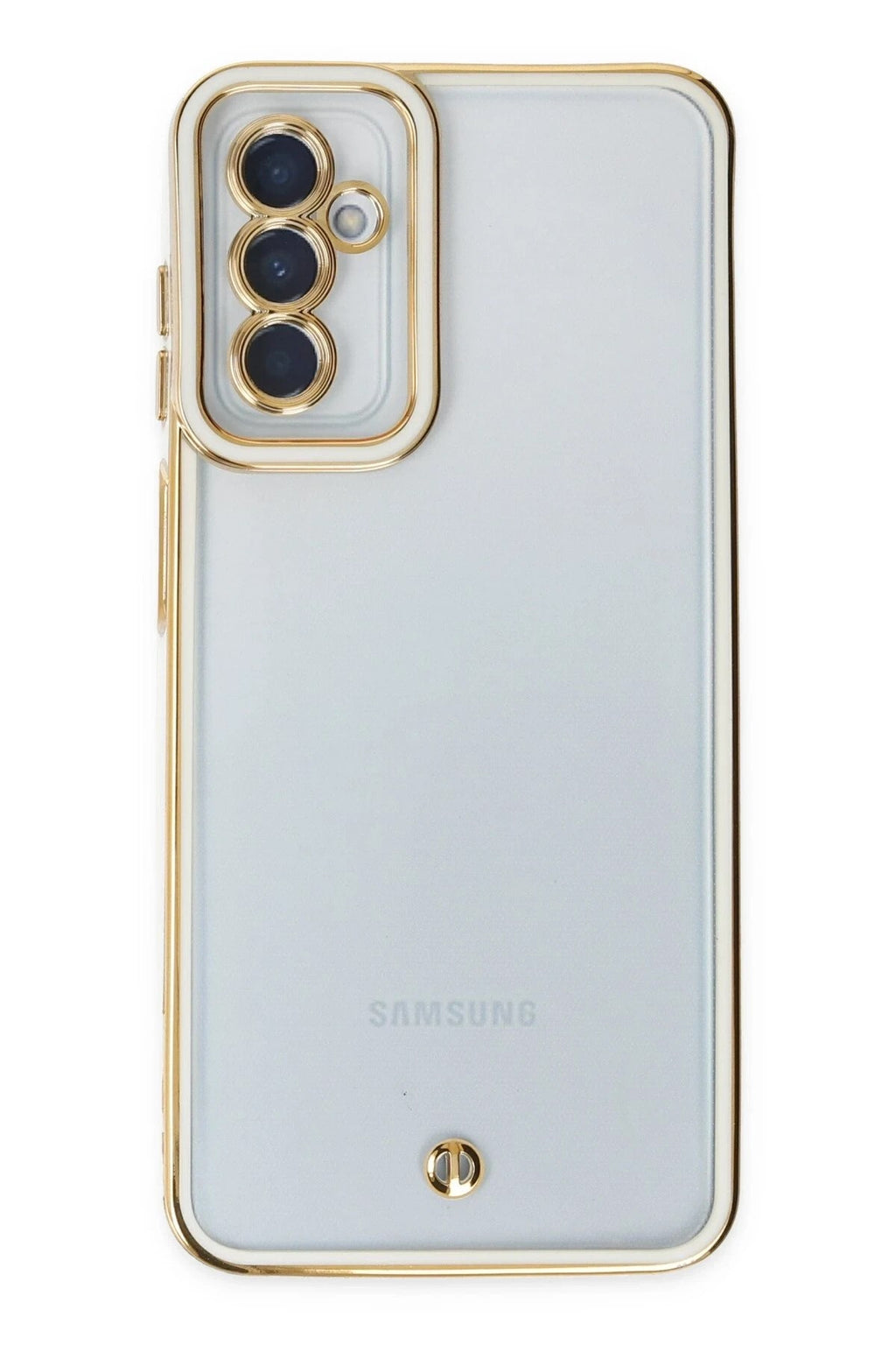 Mey İthalat® Samsung Galaxy M23 Kılıf Liva Lens Silikon - Beyaz