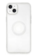 Mey İthalat® iPhone 14 Plus Kılıf Santa Lens Silikon - Şeffaf