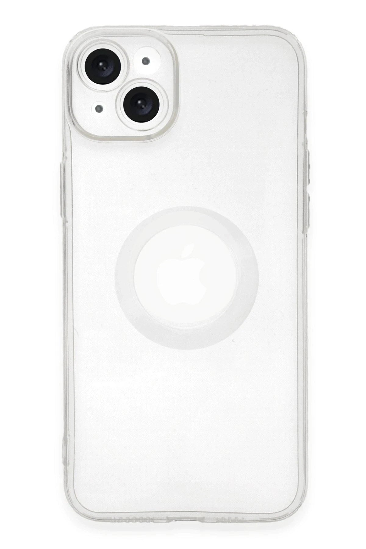 Mey İthalat® iPhone 14 Plus Kılıf Santa Lens Silikon - Şeffaf