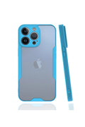 Mey İthalat® iPhone 13 Pro Kılıf Platin Silikon - Mavi