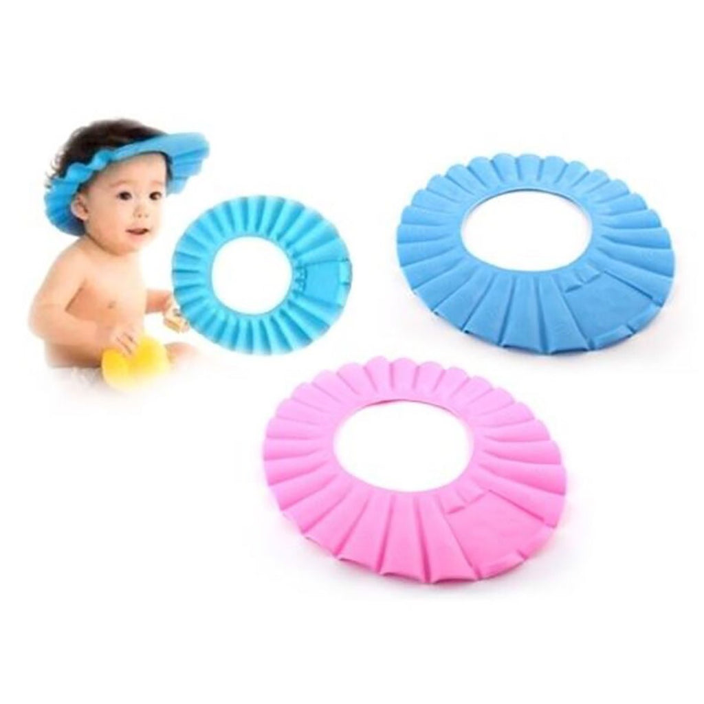 Ayarlanabilir Bebek Banyo Şapkası Pembe Küvet Şapkası Başlığı
