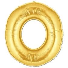 Mey İthalat® O Harf Folyo Balon Altın Renk 40 inç